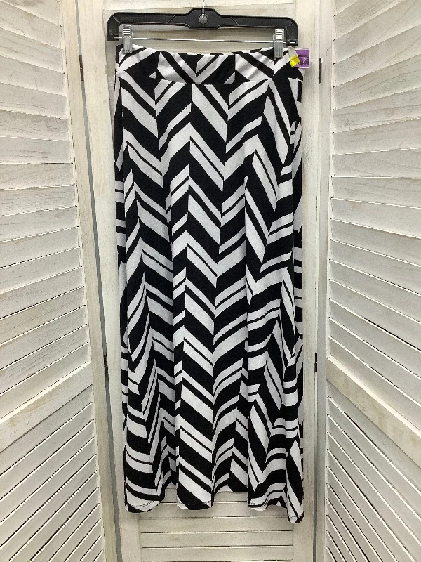 Skirt Maxi By Inc In Black & White, Size: M