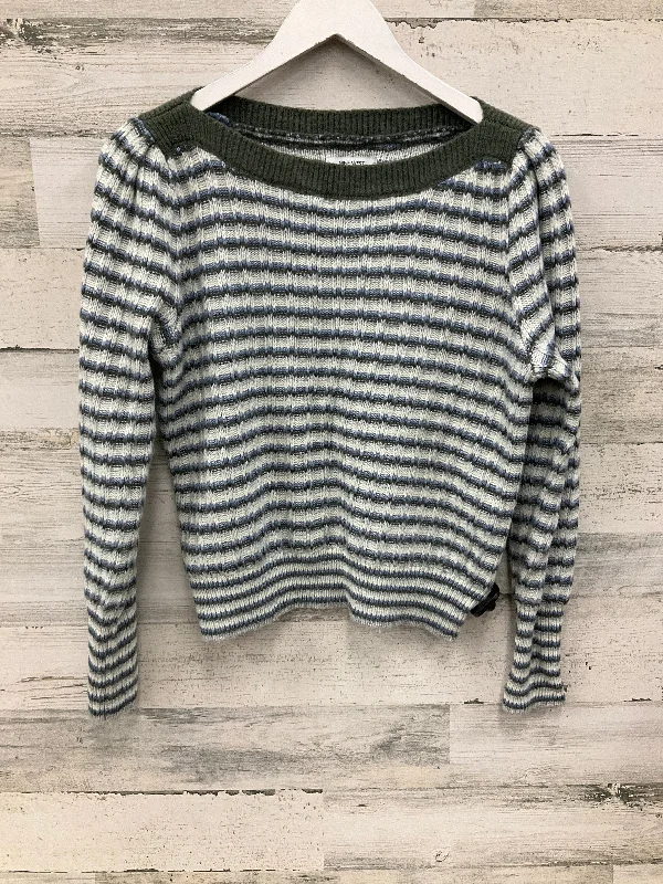 Sweater By Nine West Apparel In Green & White, Size: S