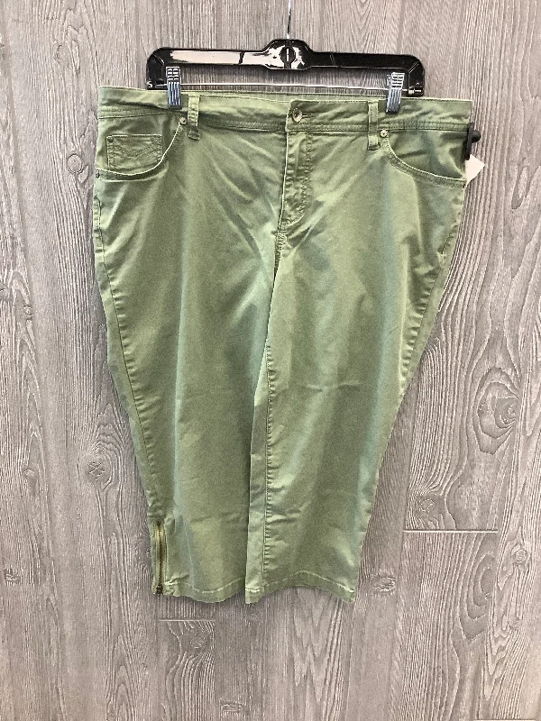 Shorts By Sonoma In Green, Size: 16