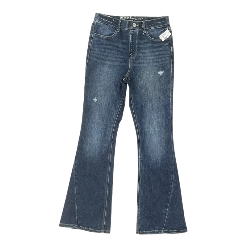 Jeans Flared By Maurices In Blue Denim, Size:M