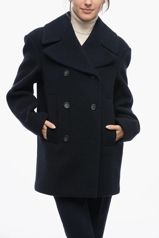 Sportmax Cashmere-Blended Double-Breasted Coat