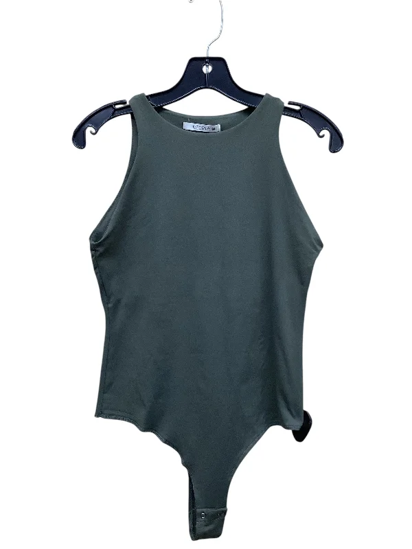 Bodysuit By Clothes Mentor In Green, Size: M