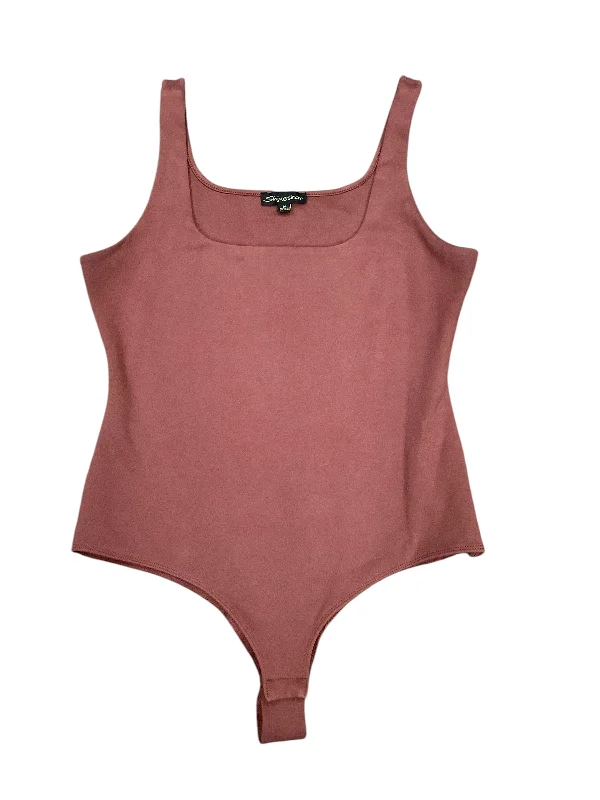 Bodysuit By Shinestar In Brown, Size: M