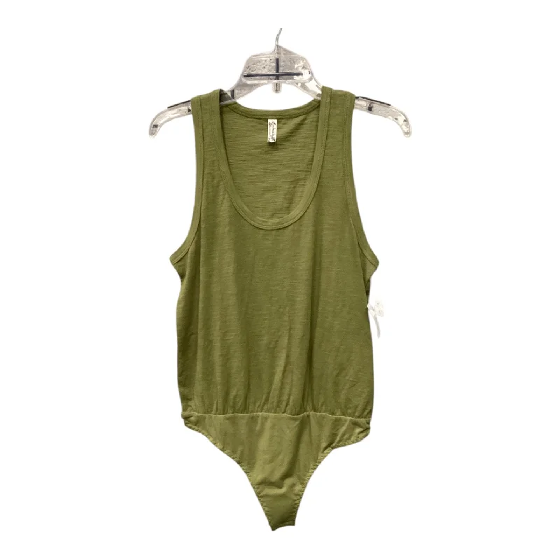 Bodysuit By Free People In Green, Size: M