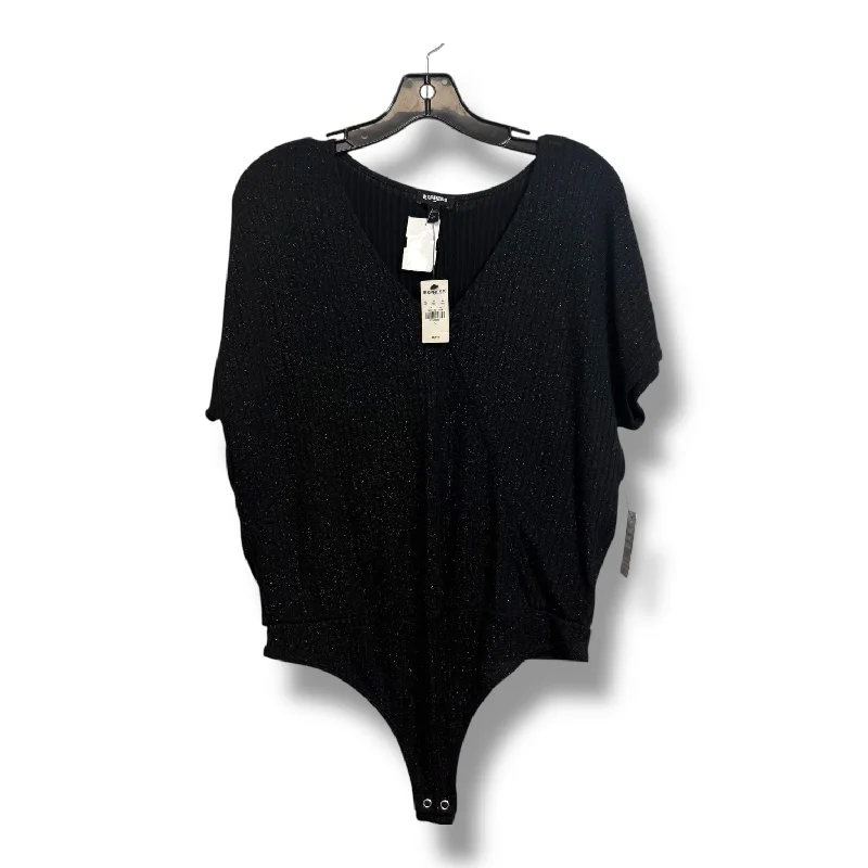 Bodysuit By Express O In Black, Size: S