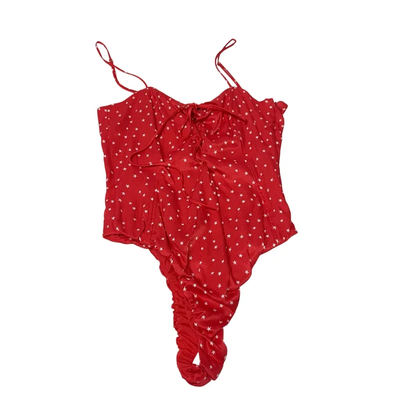 Bodysuit By Zara In Red, Size: L