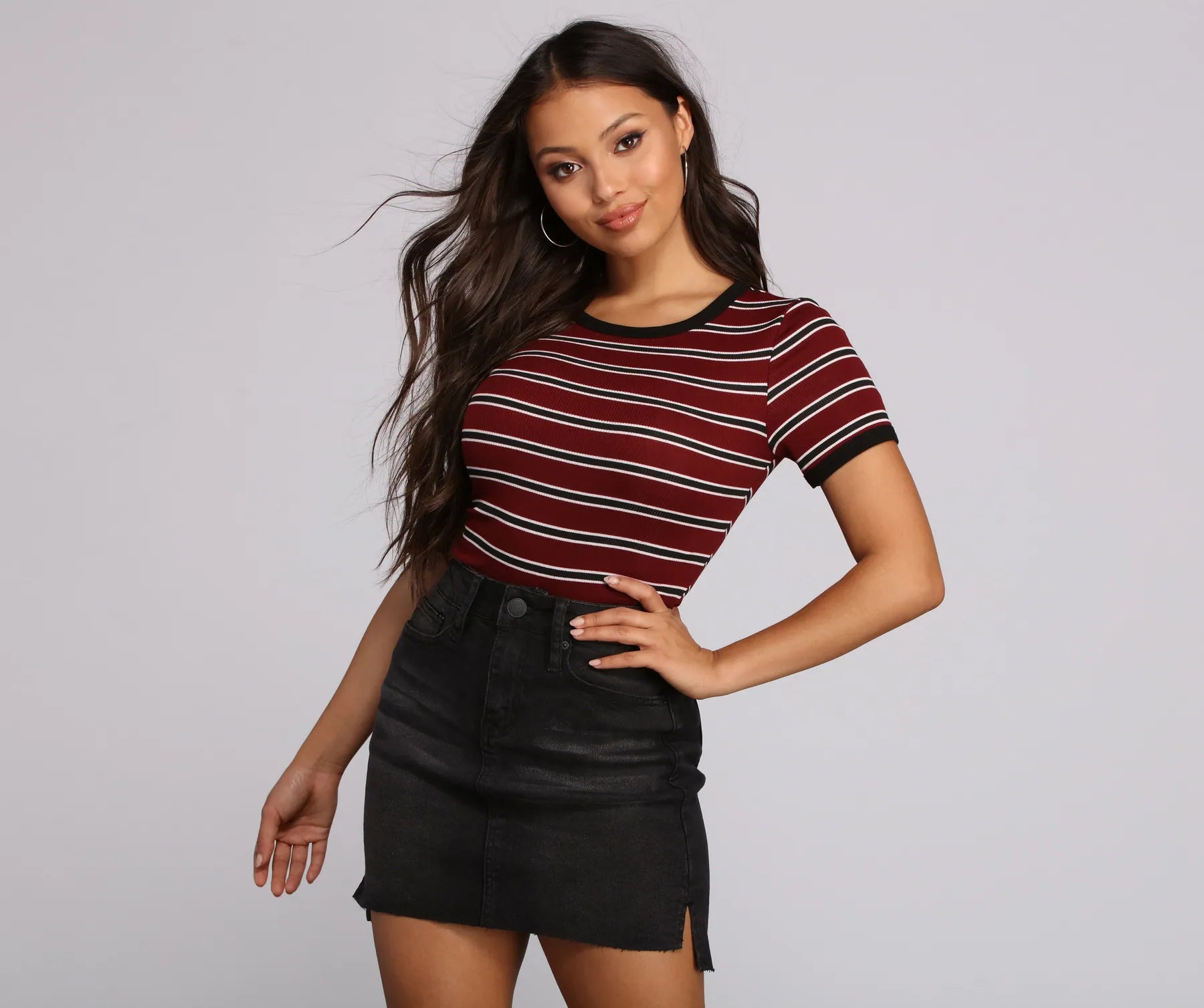 Sass It Up In Stripes Bodysuit