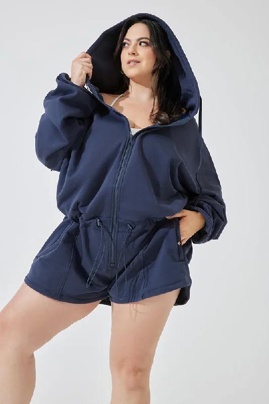 Cloud Romper - Collegiate Blue