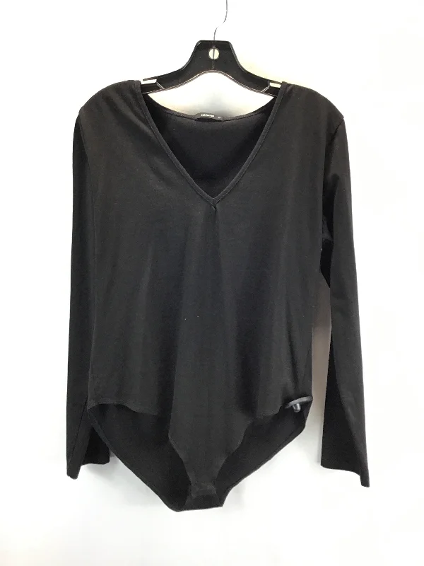 Bodysuit By Clothes Mentor In Black, Size: 3x