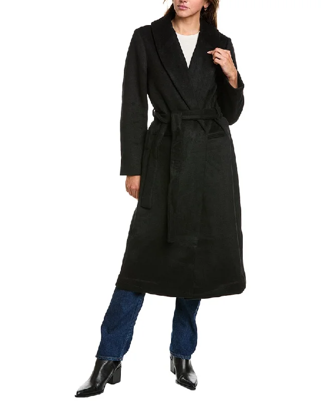 Femme Society Wool-Blend Coat