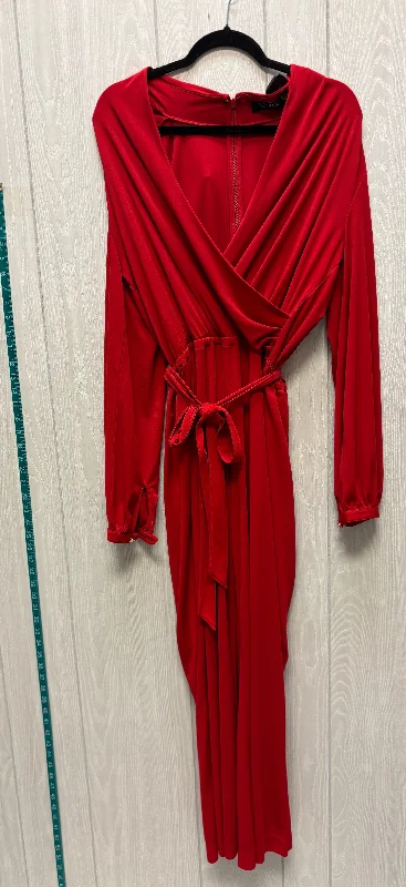 Jumpsuit By Lauren By Ralph Lauren In Red, Size: Xl