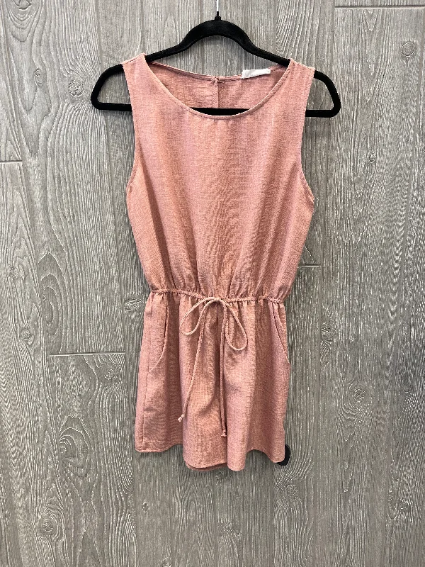 Romper By First Love In Pink, Size: S