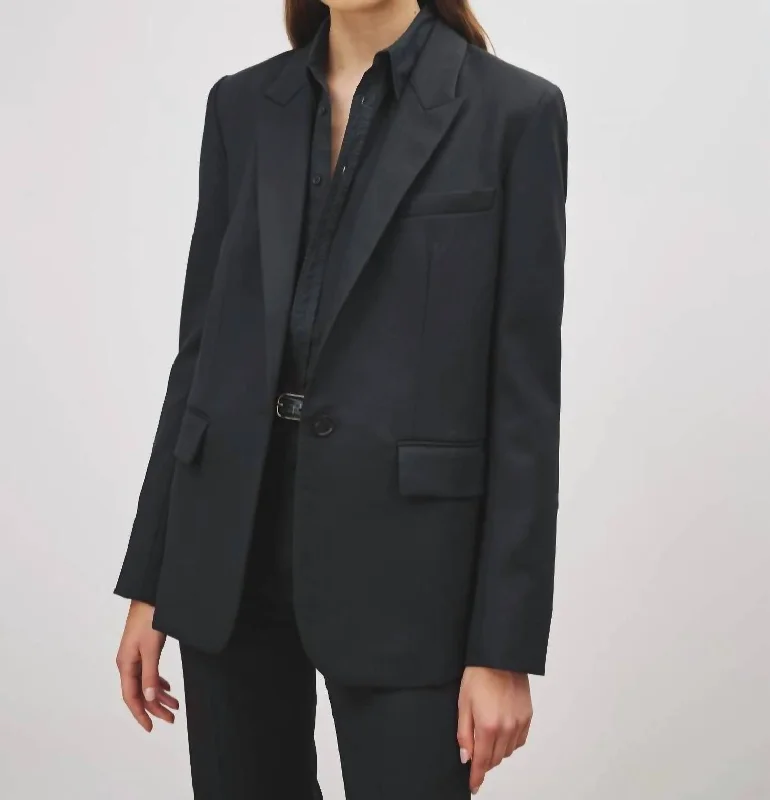 Adele Blazer In Black