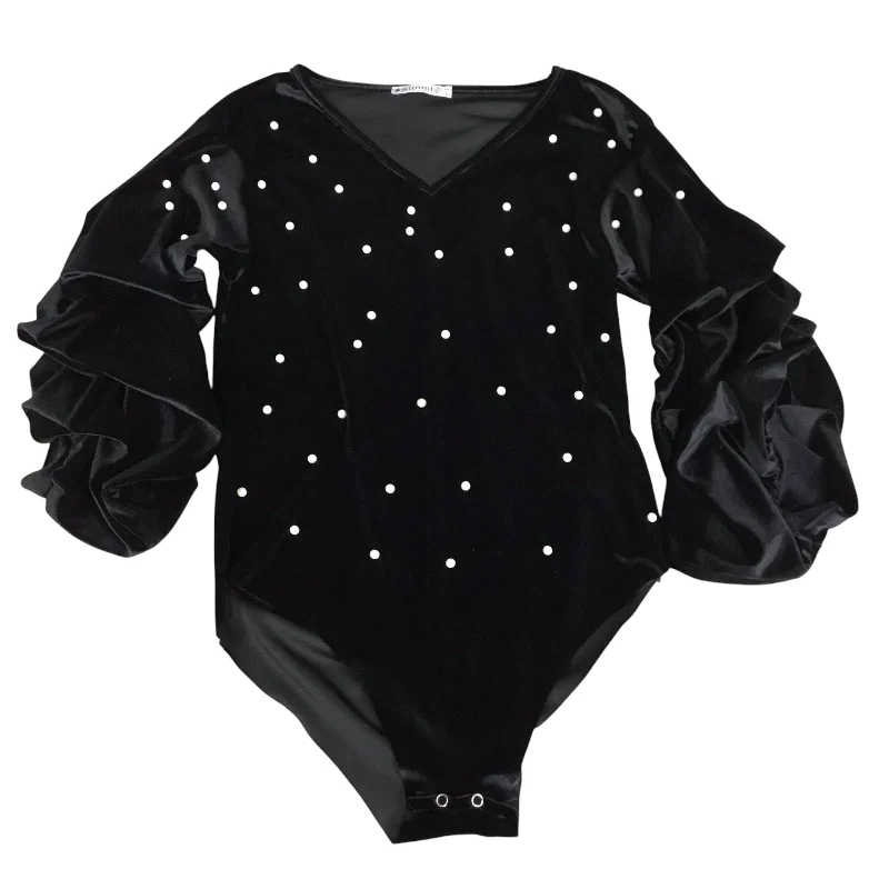 Bodysuit By Clothes Mentor In Black, Size: S