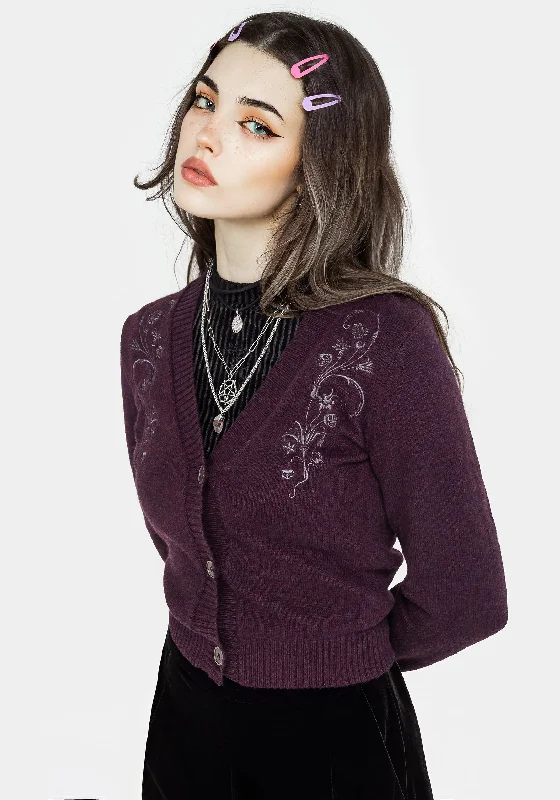 Special Offer Poe Embroidered Cardigan