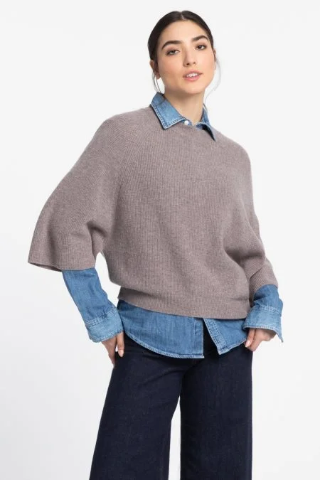 Unbeatable Prices Kinross Cashmere Easy Rib Raglan Pullover