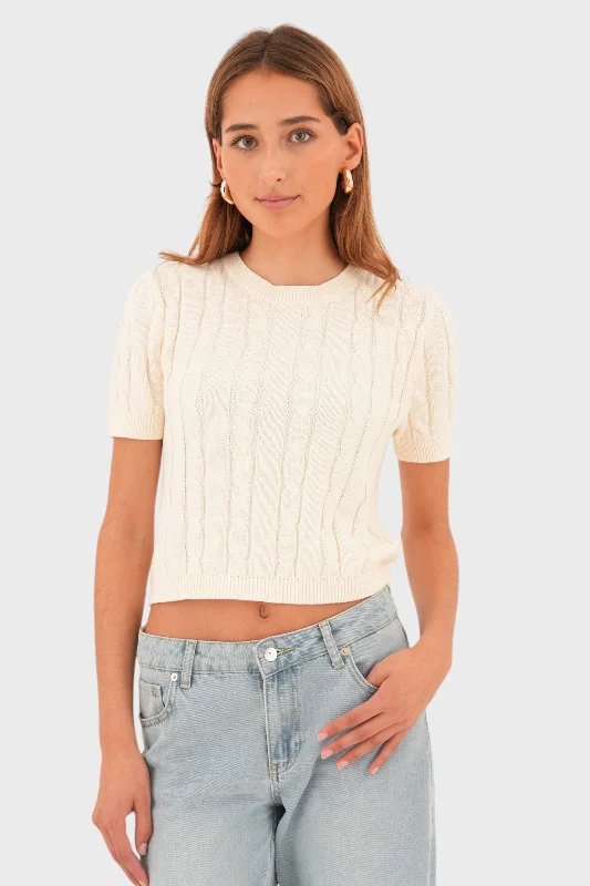 Trendy Women's Wear Collection "Norway" sweater white
