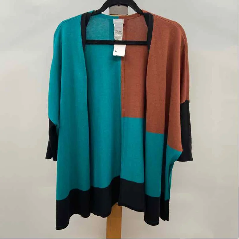 Absurdly Cheap Sale Chico's Women's Size XS Teal block Cardigan