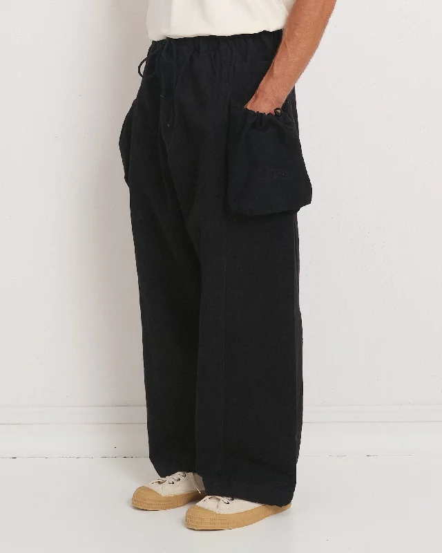 Limited Time Deal Salt Pants - Black Slub