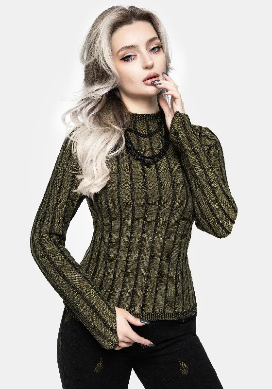 Artful Design Myrsina Plated Rib Knit Top