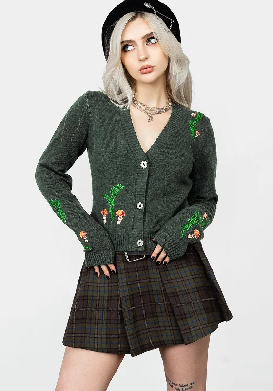Sophisticated Cut Fable Embroidered Cardigan