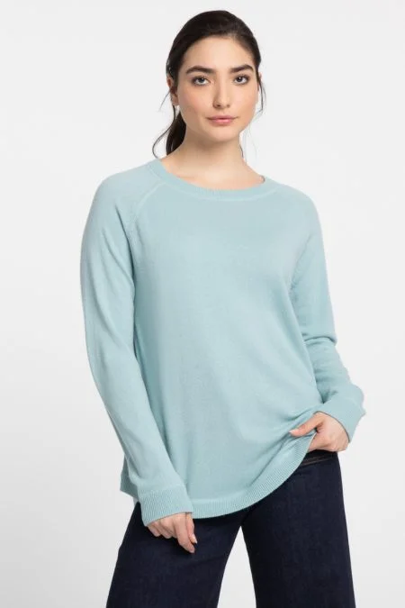 Budget Friendly Kinross Cashmere Round Hem Sweatshirt