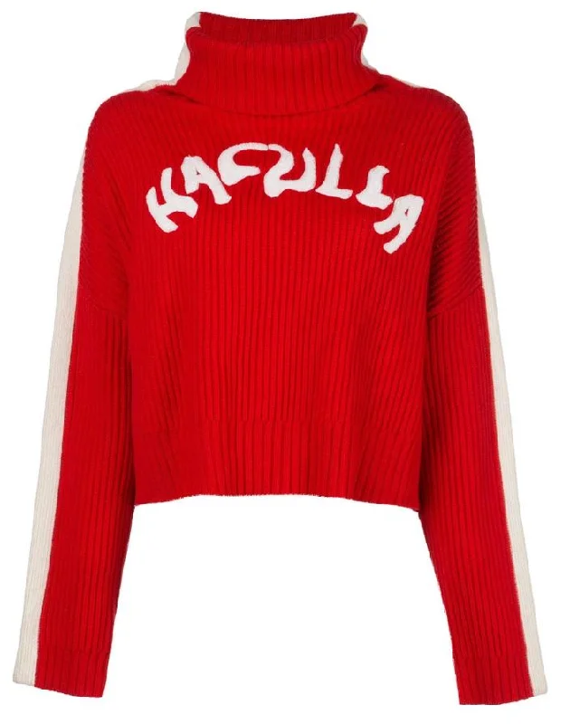 Elegant Simplicity Wardrobe NOUVEAU SWEATER RED/ WHITE