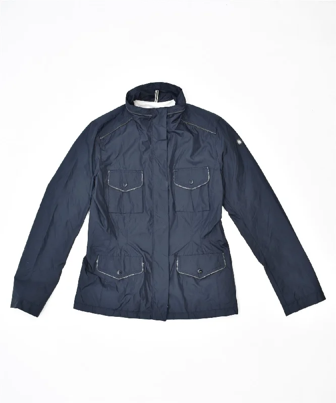 Women's Resort Apparel MARINA YACHTING Womens Utility Jacket EU 42 Medium Blue Polyester Women's Resort Apparel MARINA YACHTING Womens Utility Jacket EU 42 Medium Blue Polyester