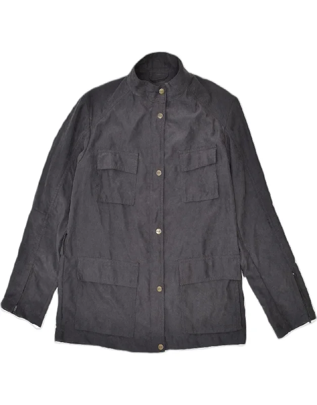 Comfortable Women's Clothing MCROSS Womens Utility Jacket EU 42 Medium Grey Polyester Comfortable Women's Clothing MCROSS Womens Utility Jacket EU 42 Medium Grey Polyester