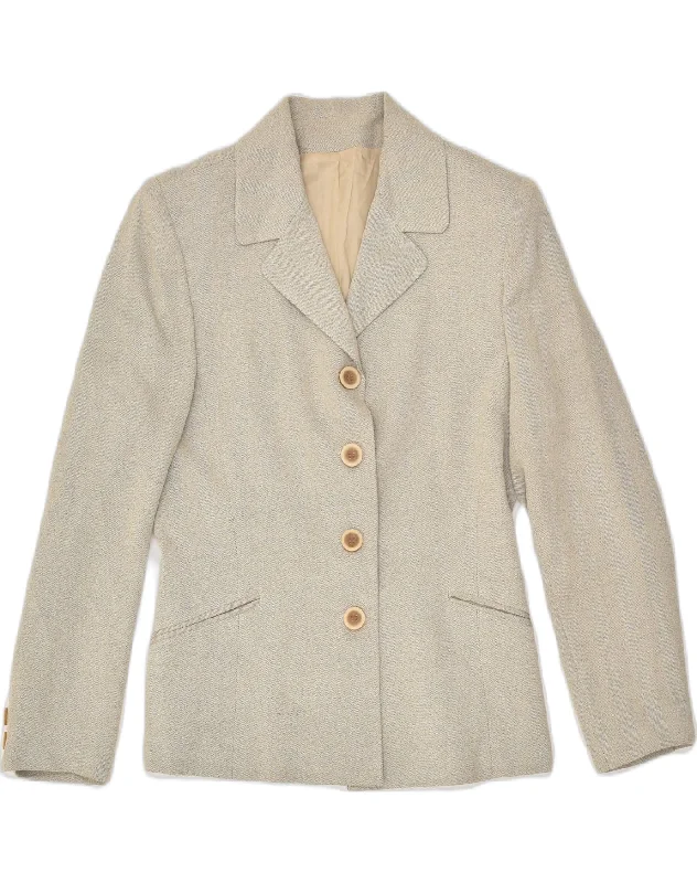 Women's Clothing Online Sale VINTAGE Womens 4 Button Blazer Jacket IT 44 Medium Grey Women's Clothing Online Sale VINTAGE Womens 4 Button Blazer Jacket IT 44 Medium Grey