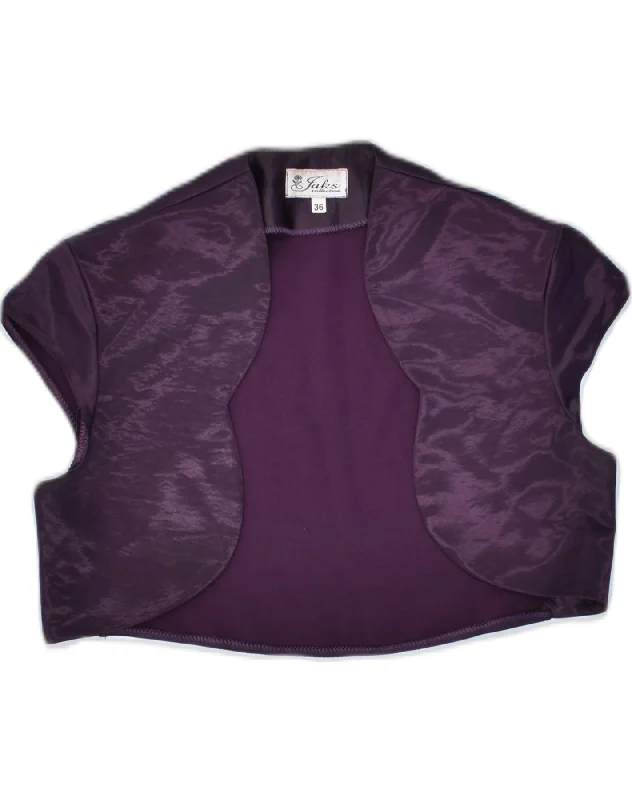 Online Clothing Stores VINTAGE Womens Bolero Jacket IT 36 XS Purple