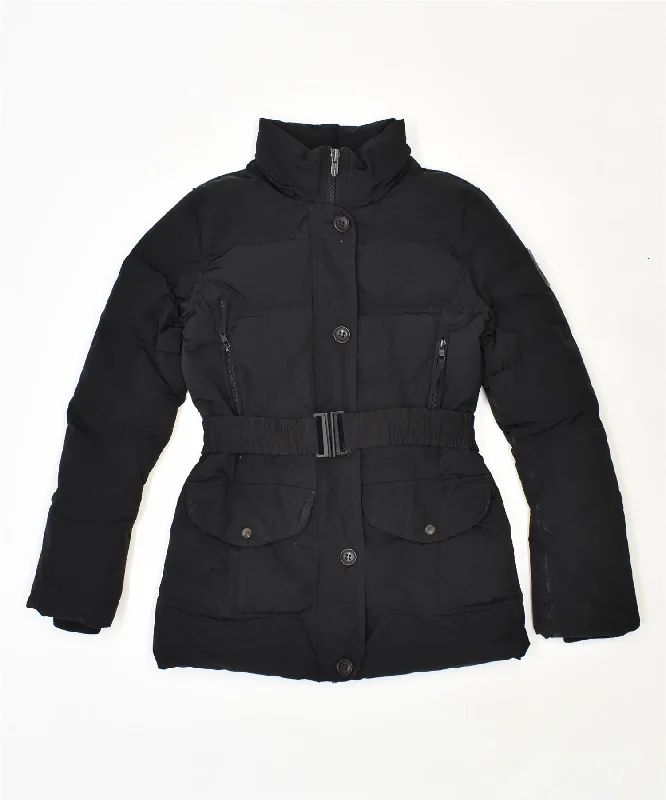 Women's Weekend Outfit BOMBOOGIE Womens Padded Jacket UK 12 Medium Black Polyester Vintage Women's Weekend Outfit BOMBOOGIE Womens Padded Jacket UK 12 Medium Black Polyester Vintage