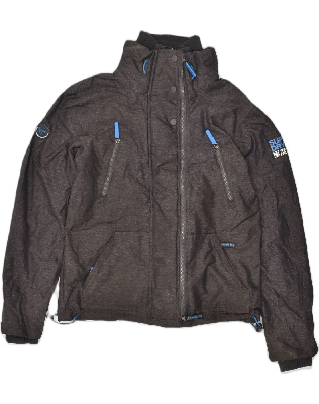 Women's Holiday Clothes SUPERDRY Womens Windattacker Windbreaker Jacket UK 14 Medium Grey Women's Holiday Clothes SUPERDRY Womens Windattacker Windbreaker Jacket UK 14 Medium Grey
