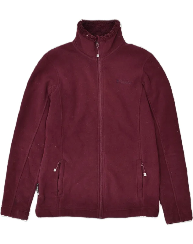 Women's Clothing With Trendy Designs MOUNTAIN WAREHOUSE Womens Fleece Jacket UK 10 Small Maroon Polyester Women's Clothing With Trendy Designs MOUNTAIN WAREHOUSE Womens Fleece Jacket UK 10 Small Maroon Polyester