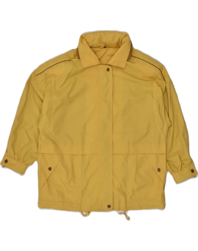 Women's Occasion Wear Apparel VINTAGE Womens Oversized Utility Jacket EU 42 Large Yellow Polyester Women's Occasion Wear Apparel VINTAGE Womens Oversized Utility Jacket EU 42 Large Yellow Polyester