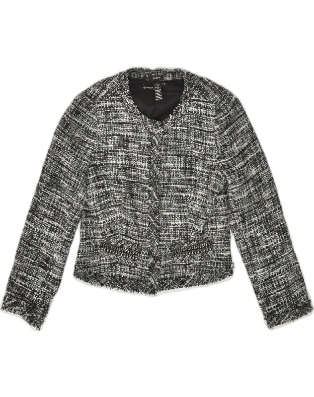 Women's Formal Wear J. CREW Womens Blazer Jacket US 6 Medium Grey Acrylic
