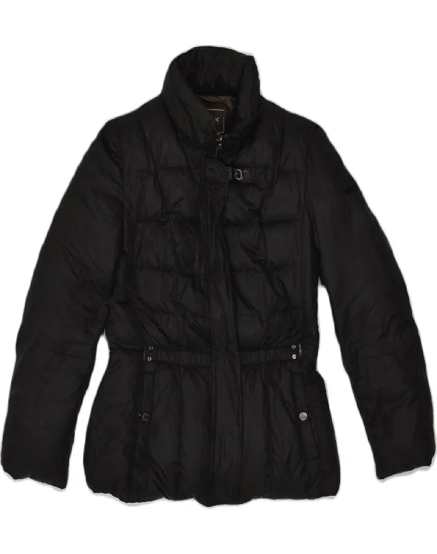 Clothing Woman GEOX RESPIRA Womens Padded Jacket UK 12 Medium  Black Polyester