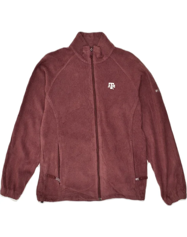 End Of Season Sale Clothing COLUMBIA Womens Fleece Jacket UK 10 Small Maroon Polyester End Of Season Sale Clothing COLUMBIA Womens Fleece Jacket UK 10 Small Maroon Polyester
