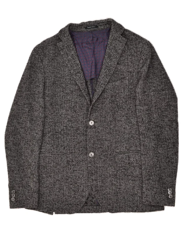 Women's Weekend Outfit HENRY COTTONS Womens 2 Button Blazer Jacket IT 48 Medium Grey Wool Women's Weekend Outfit HENRY COTTONS Womens 2 Button Blazer Jacket IT 48 Medium Grey Wool