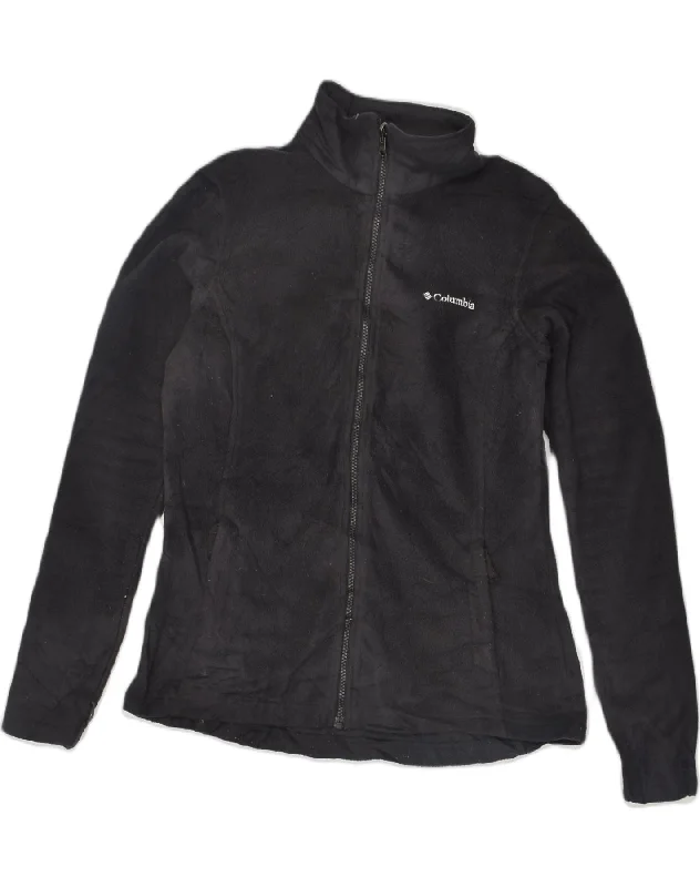 Women's Festive Attire COLUMBIA Womens Fleece Jacket UK 14 Large Black
