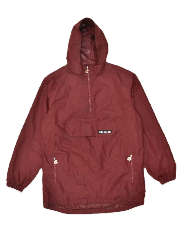 Women's Online Clothing Boutique ELLESSE Womens Hooded Anorak Jacket UK 14 Medium Burgundy Polyester Women's Online Clothing Boutique ELLESSE Womens Hooded Anorak Jacket UK 14 Medium Burgundy Polyester