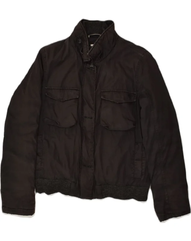 End Of Season Sale Clothing TIMBERLAND Womens Bomber Jacket UK 14 Large Black Cotton End Of Season Sale Clothing TIMBERLAND Womens Bomber Jacket UK 14 Large Black Cotton
