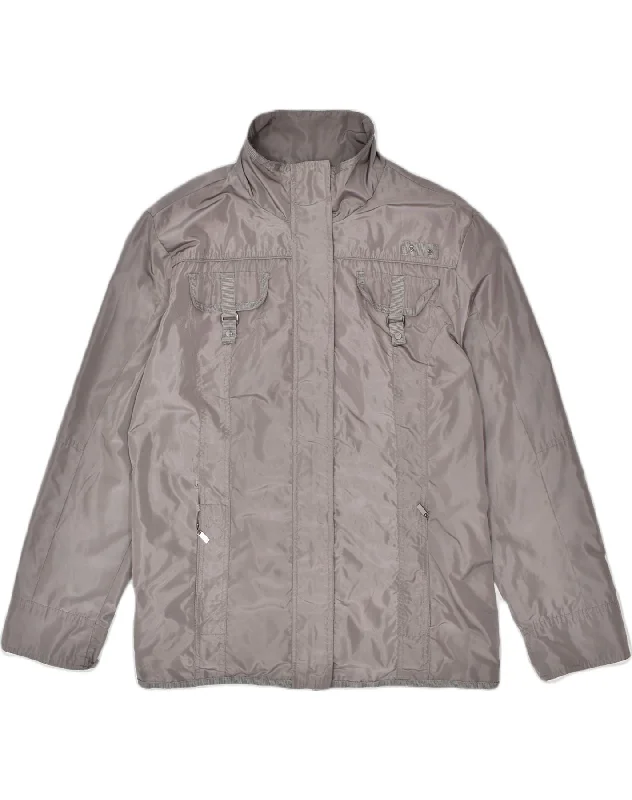 Sale On Sale FIORELLA RUBINO Womens Bomber Jacket US 20 3XL Grey