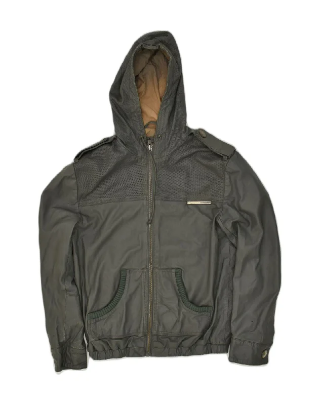 Women's Clothing For Everyday Wear VINTAGE Womens Hooded Military Jacket UK 14 Medium Grey Cotton Women's Clothing For Everyday Wear VINTAGE Womens Hooded Military Jacket UK 14 Medium Grey Cotton