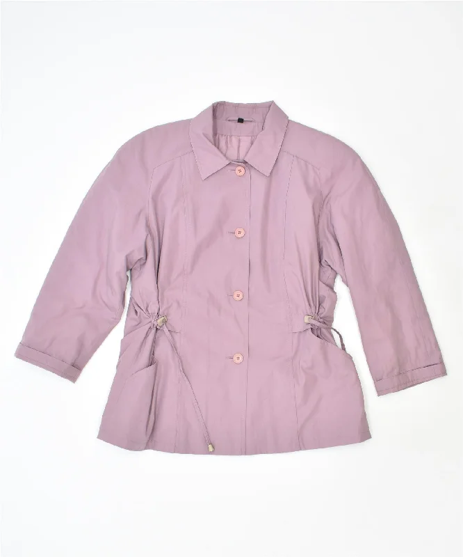 Women's Active Clothing VINTAGE Womens Overcoat UK 18 XL Purple