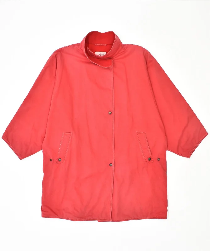 Women's Clothes BELFE Womens Oversized Overcoat IT 46 Large Red