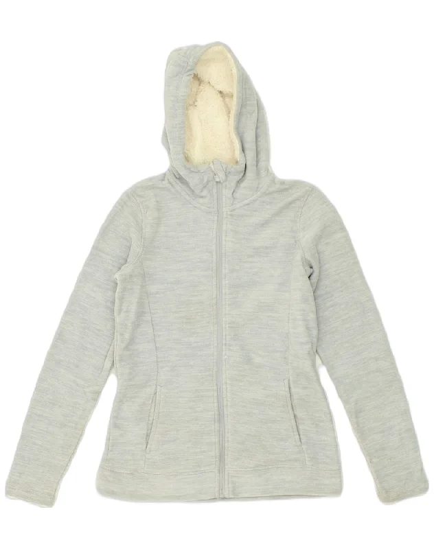 Women's Clothes Online Shopping MOUNTAIN WAREHOUSE Womens Hooded Fleece Jacket UK 8 Small Grey Polyester Women's Clothes Online Shopping MOUNTAIN WAREHOUSE Womens Hooded Fleece Jacket UK 8 Small Grey Polyester