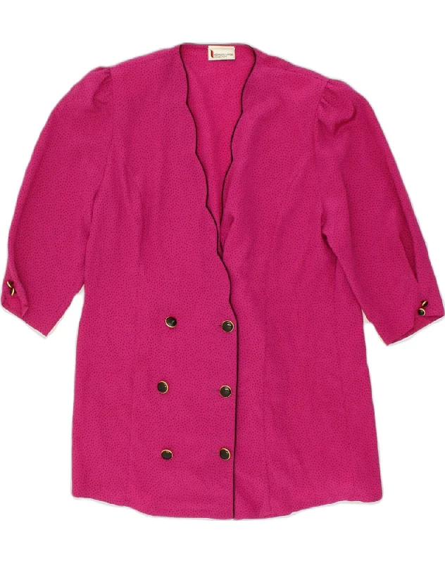 Trendy Women's Outfits for Casual Wear HERMANN LANGE Womens 3/4 Sleeve Double Breasted Blazer Jacket EU 42 Large Pink Trendy Women's Outfits for Casual Wear HERMANN LANGE Womens 3/4 Sleeve Double Breasted Blazer Jacket EU 42 Large Pink