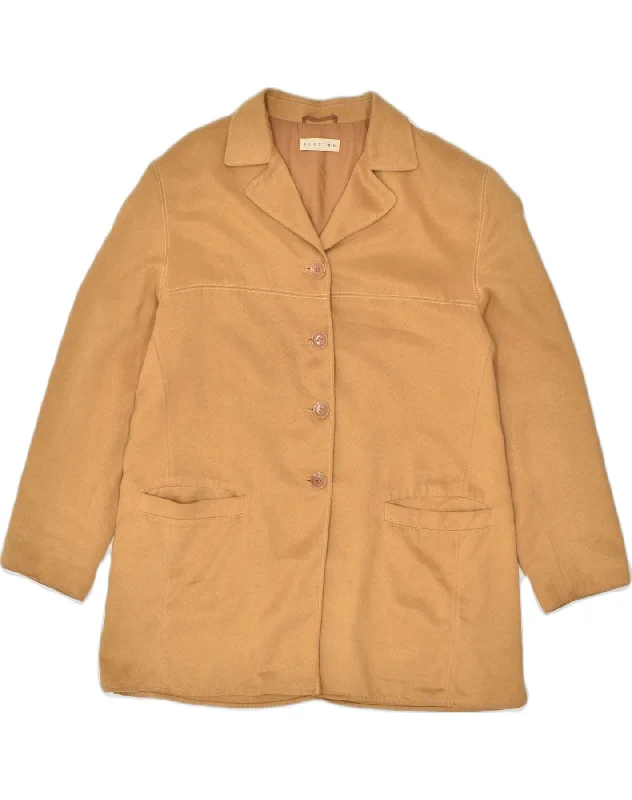 Stylish Everyday Clothing VINTAGE Womens 4 Button Blazer Jacket UK 18 XL Brown Polyester Stylish Everyday Clothing VINTAGE Womens 4 Button Blazer Jacket UK 18 XL Brown Polyester