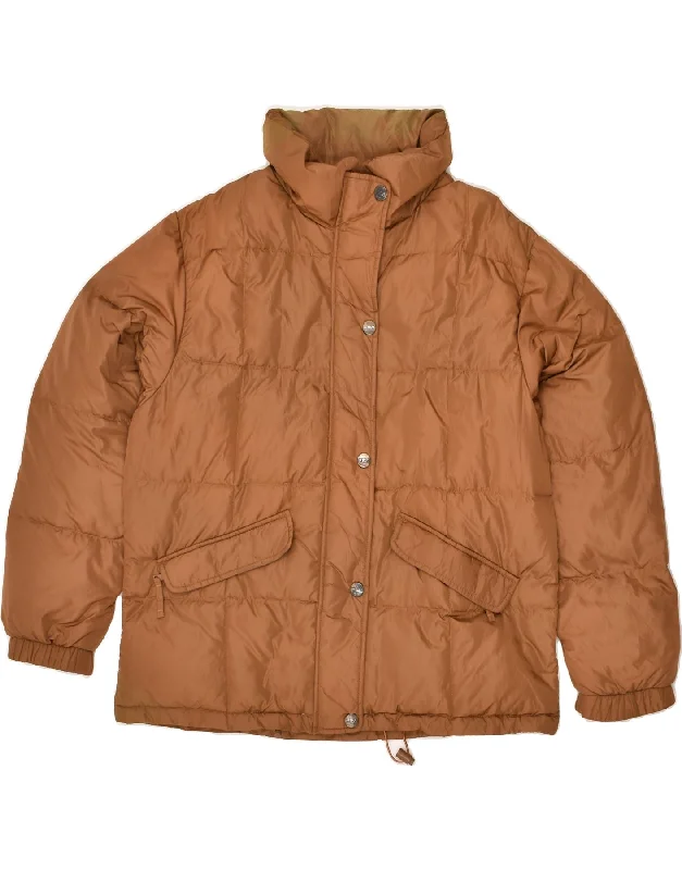 Women's Vacation Attire FILA Womens Padded Jacket IT 46 Large Brown Polyester